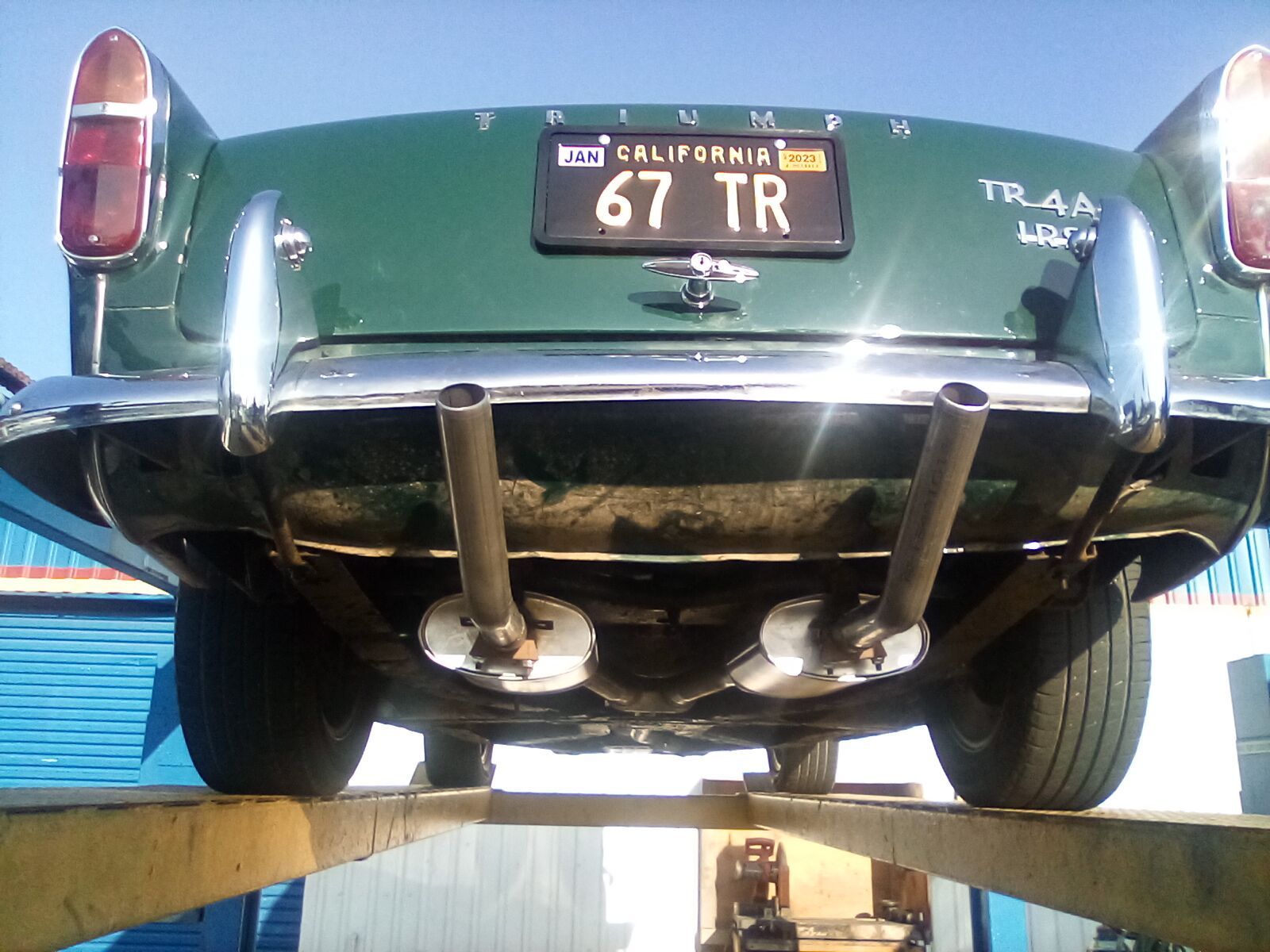 Back View of the Vintage Car — San Diego, CA — Dualtone Automotive