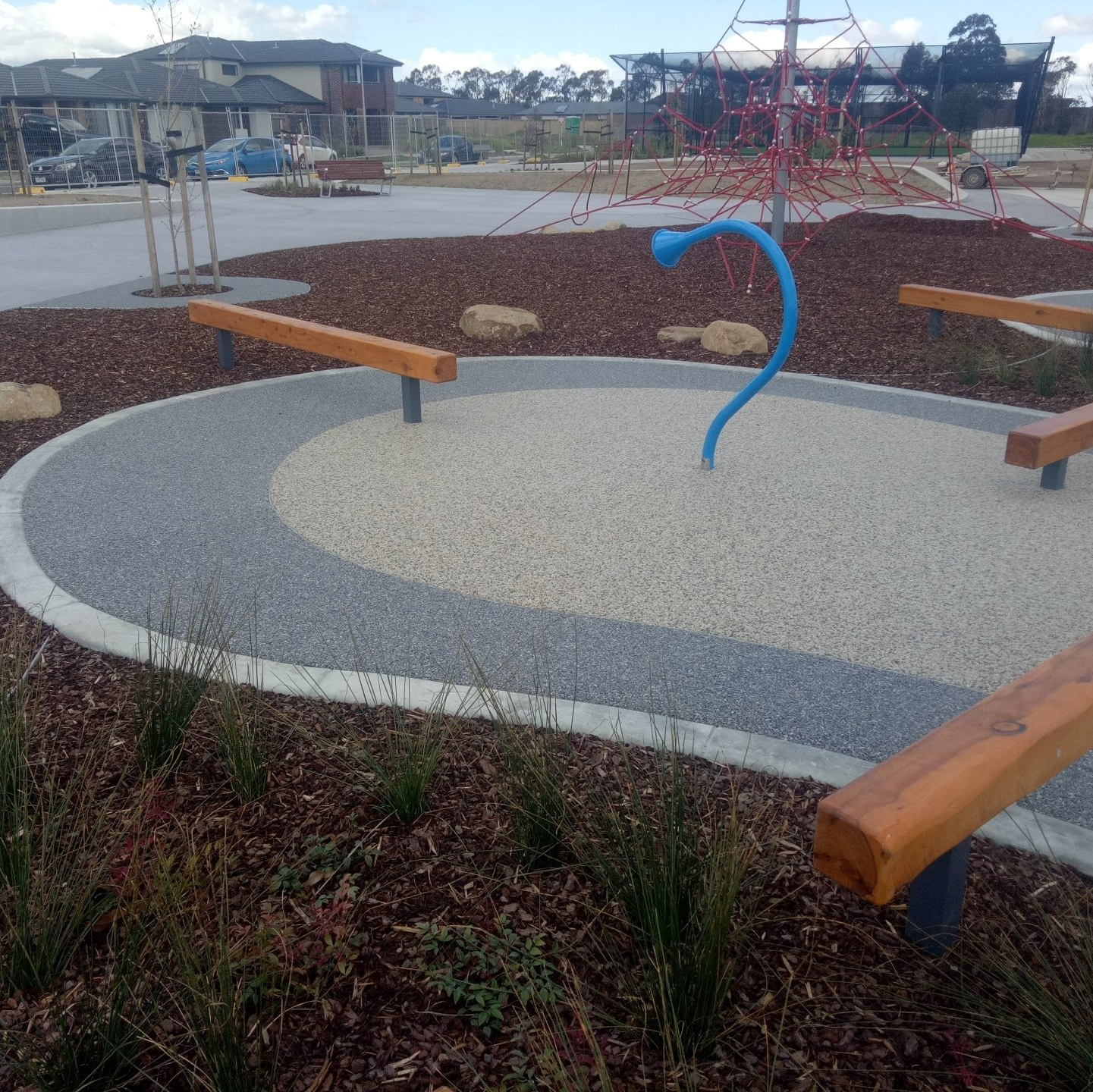 SuperStone on a pathway