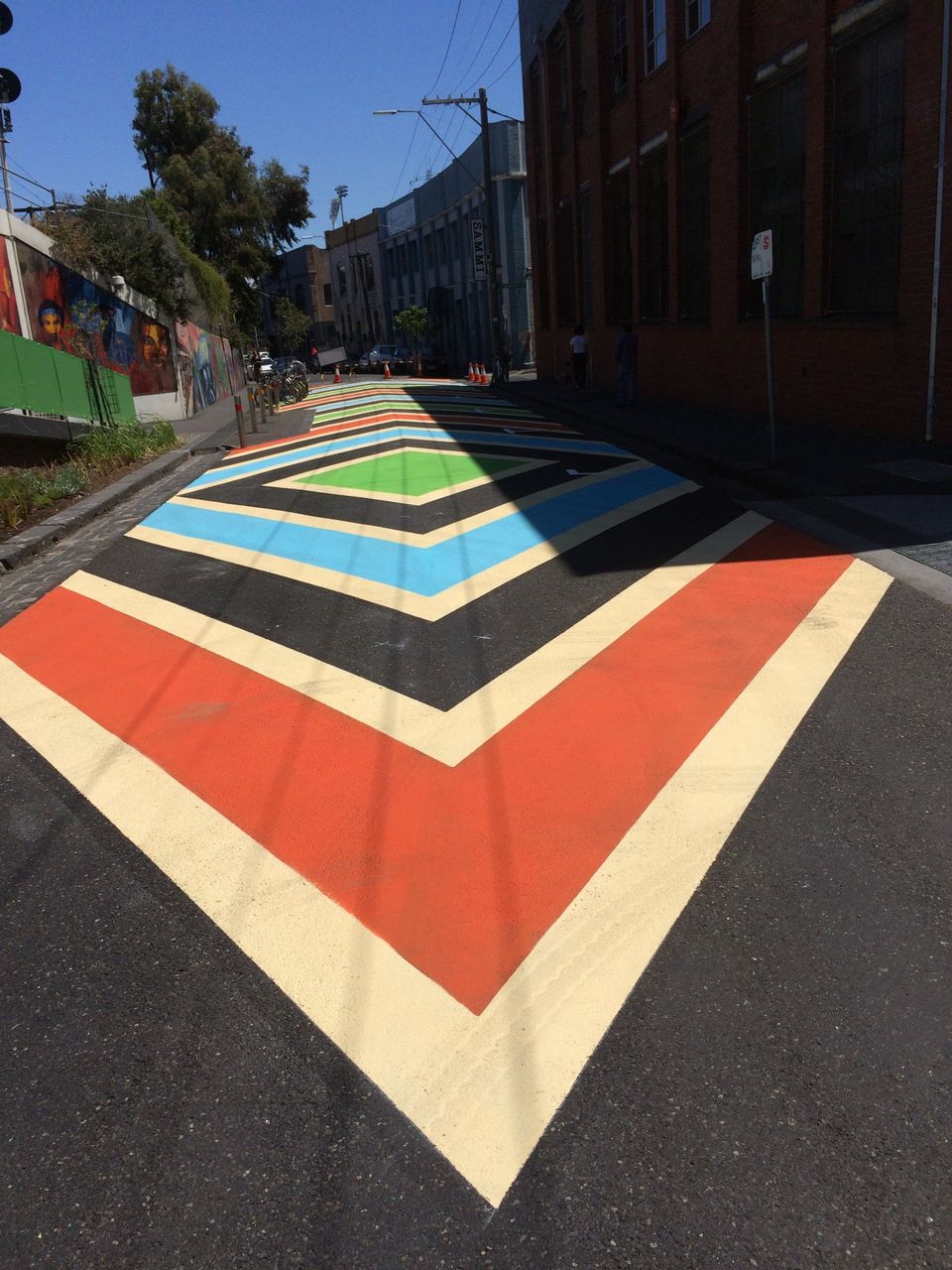 Colourful StreetBond in Richmond, Victoria