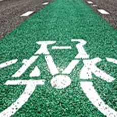 ColourTrack on a Bike Lane