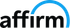 Logo for Affirm, featuring the word