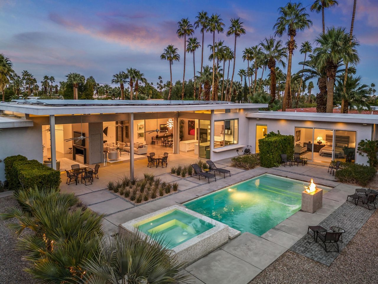 modern home in Palm Springs