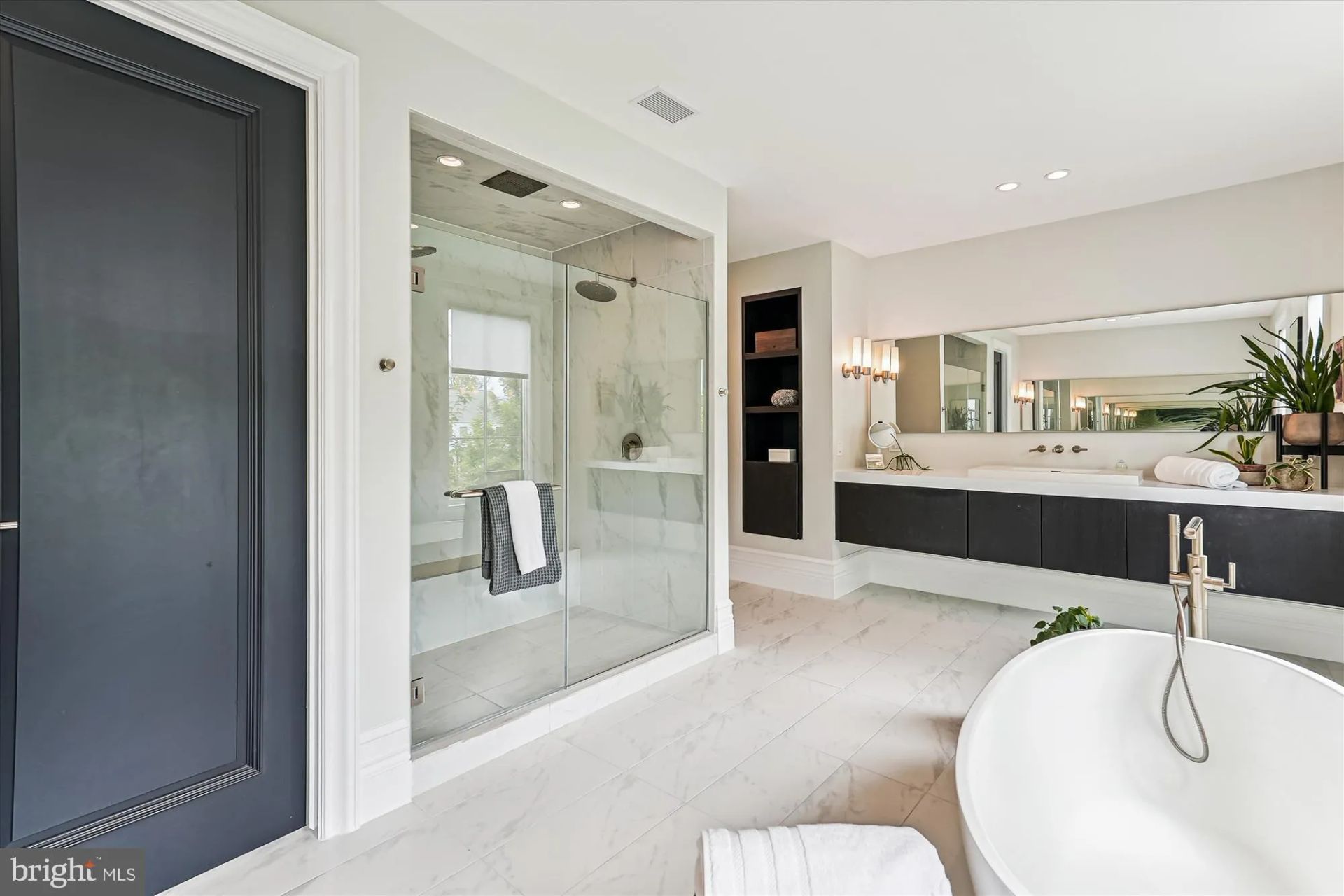 Virginia Modern Home primary bath