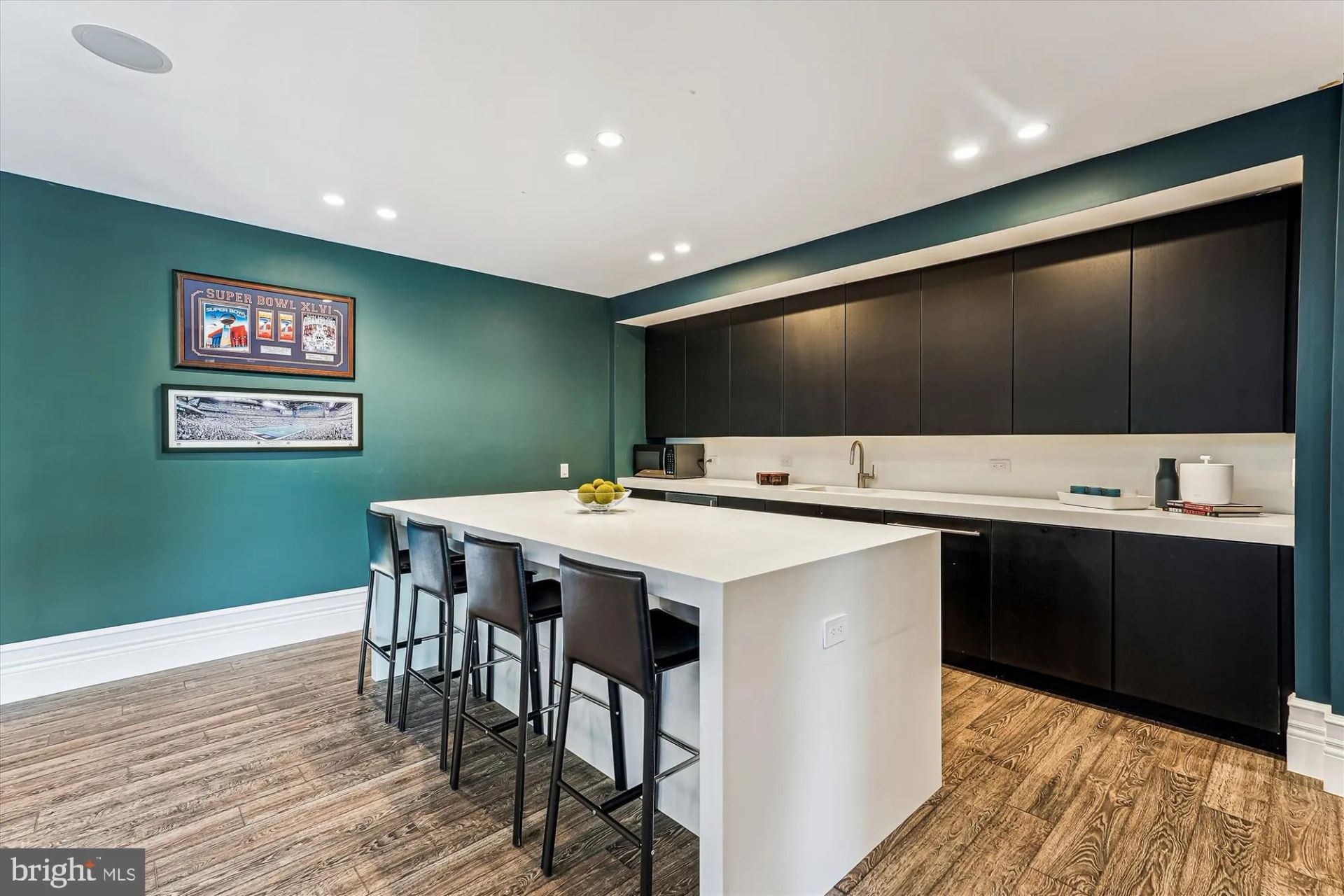 Virginia Modern Game Room Kitchen