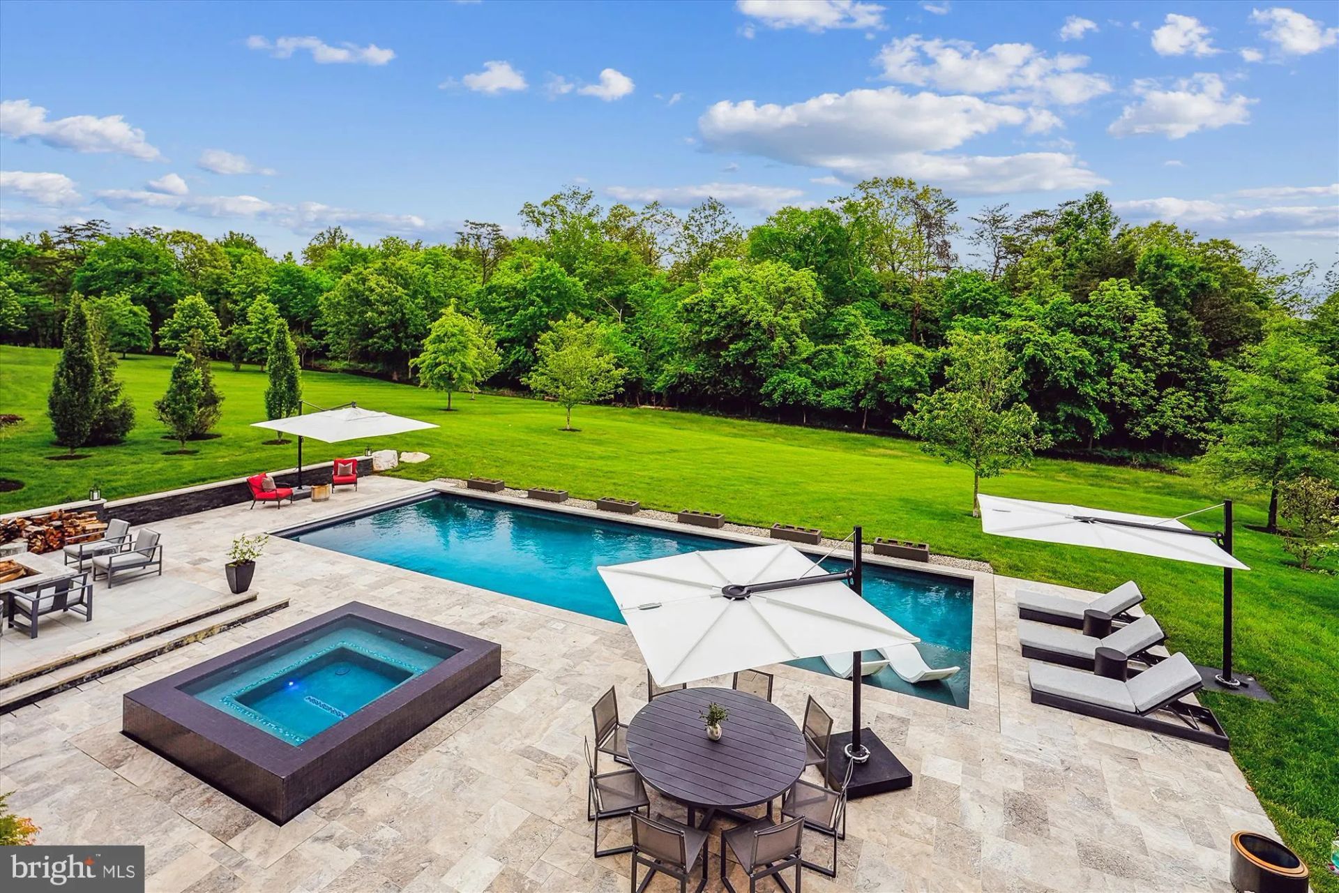 Virginia Modern Home Pool