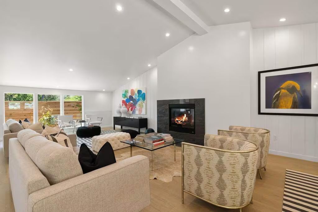 Austin Modern Home Living Room