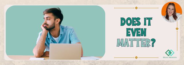 Does it even matter? Mosaic Mediation