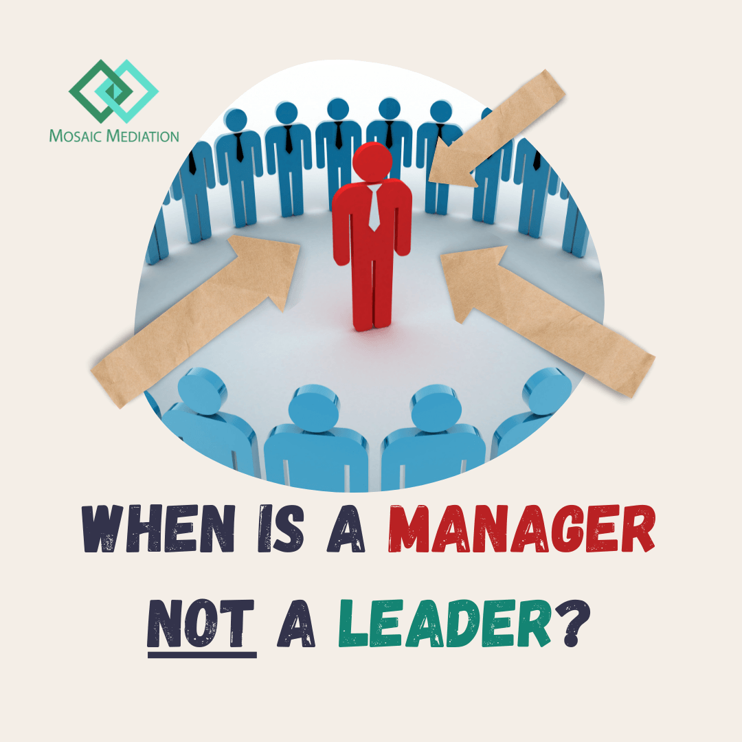 When is a Manager NOT a Leader?