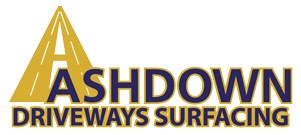 Logo: Gold road graphic with 