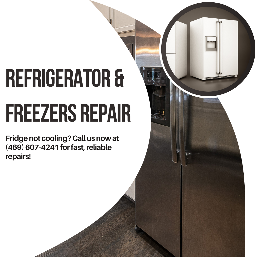 A picture of a refrigerator and freezer repair company