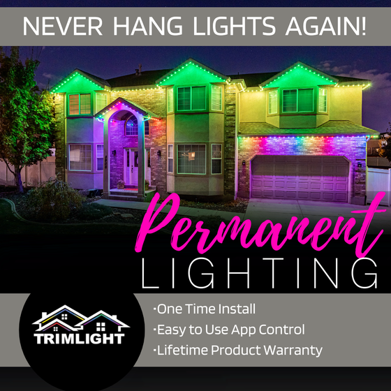 Peace of Mind with permanent security lighting system