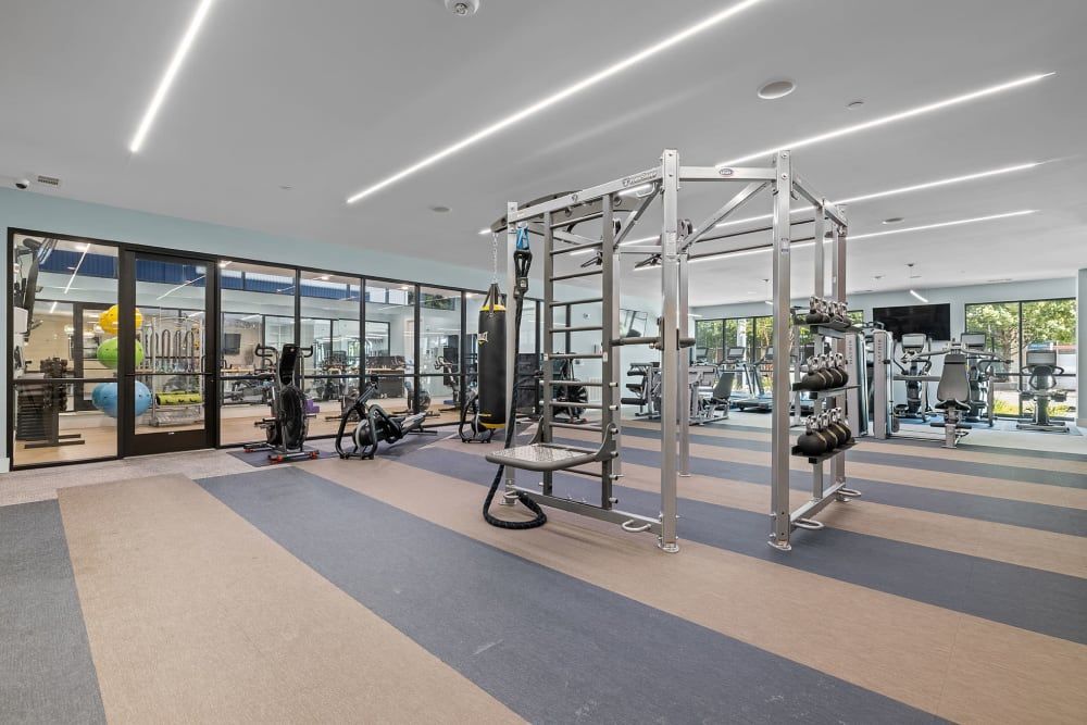 Expansive and Modern Fitness Center at The Clark