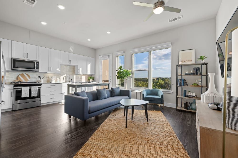 Open Concept Floor Plan at The Clark