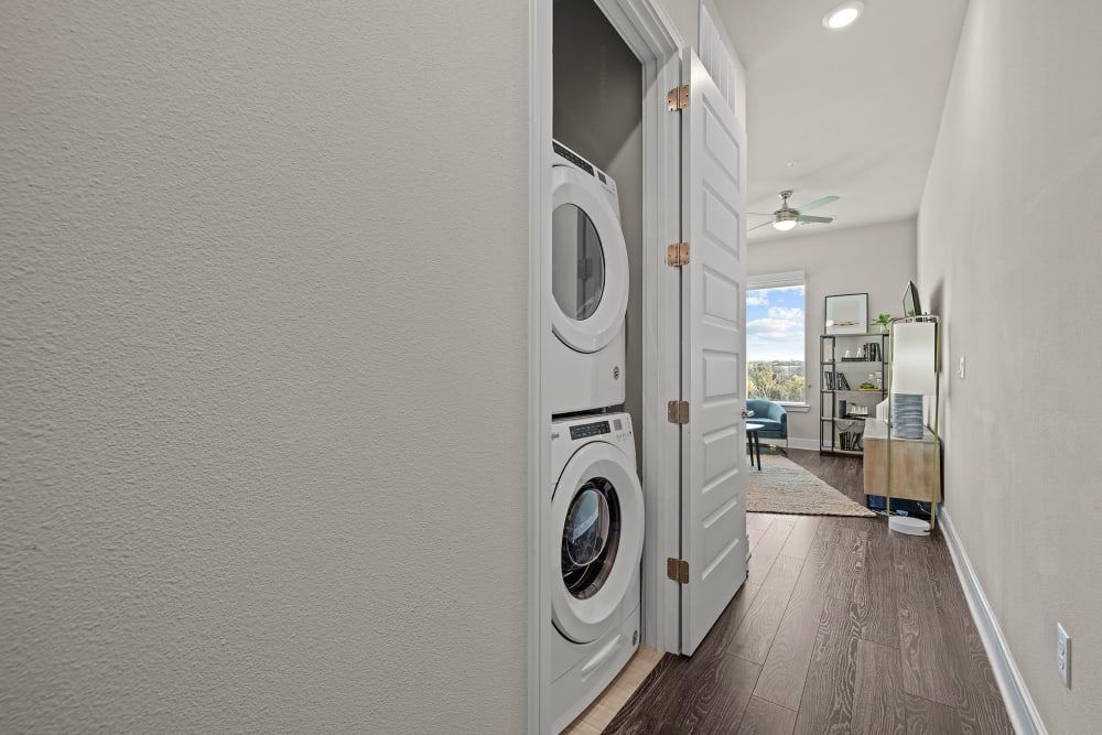 At Home Washer and Dryer at The Clark