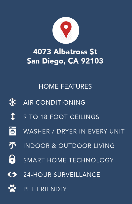 Home Nest Hillcrest Apartments, San Diego Modern Living