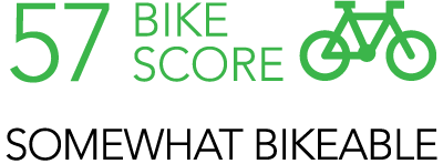 Score: 57 Somewhat Bikeable