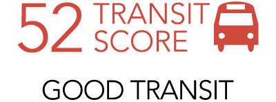 Transit Score: 52 Good Transit