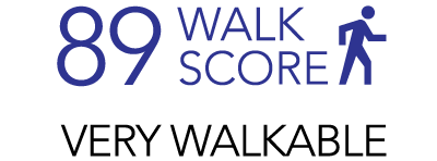 Walk Score: 89 Very Walkable