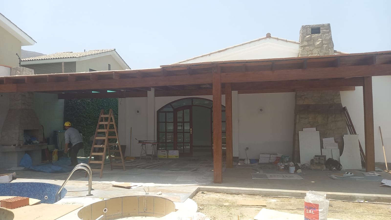 trabajos de construcción