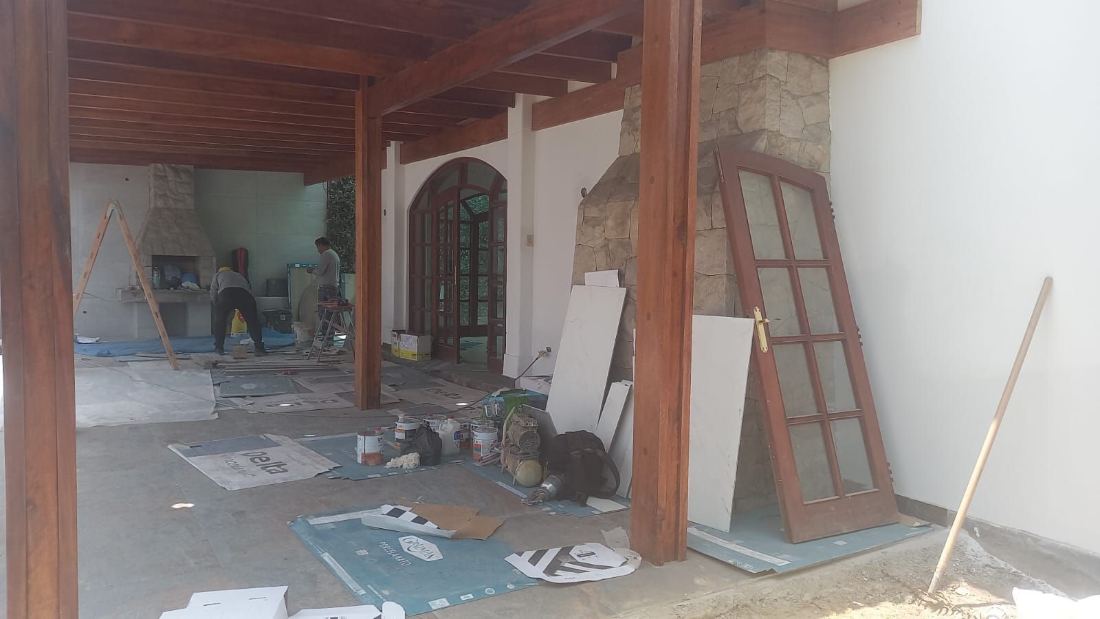 trabajos de construcción