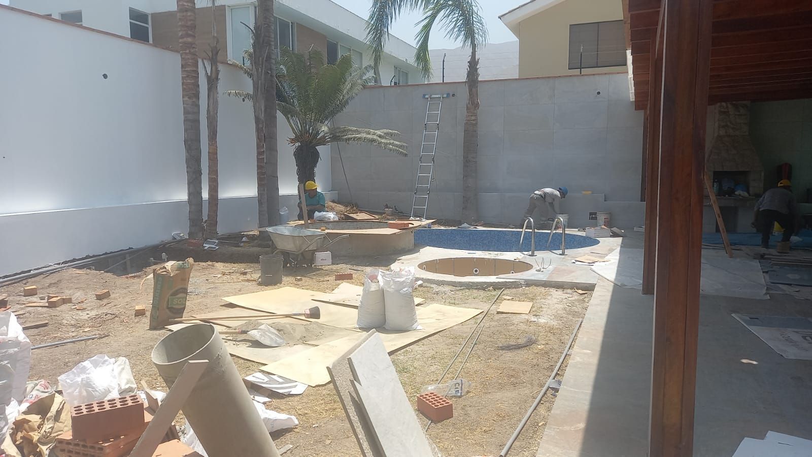 trabajos de construcción