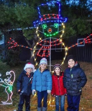 huge snowman decoration