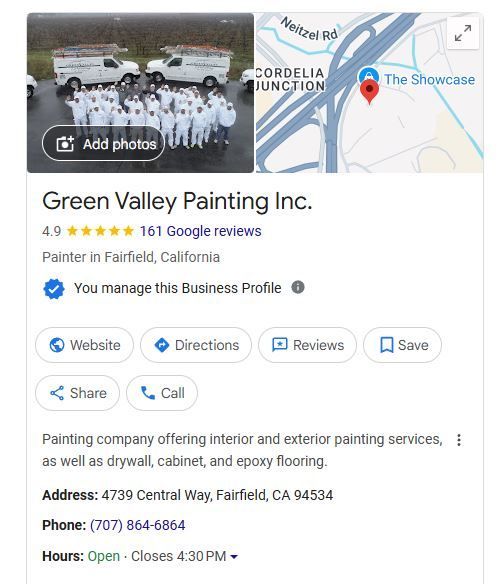 Green Valley Painting inc. is a painting company offering interior and exterior painting services