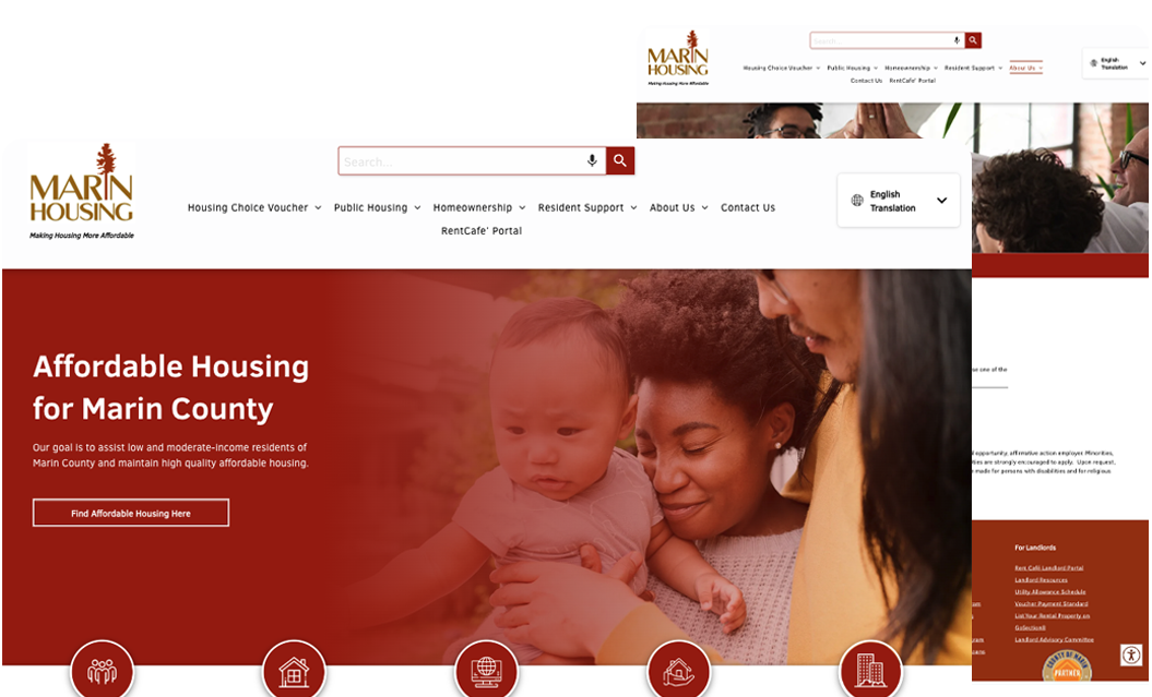 Marin Housing Webiste