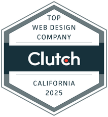 Clutch is a top web design company in california in 2025.