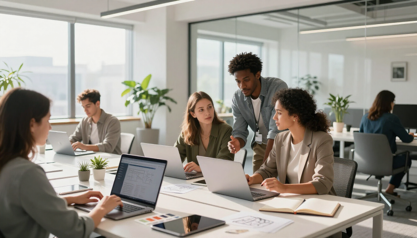 Savanna Digital modern web design agency team working on client projects