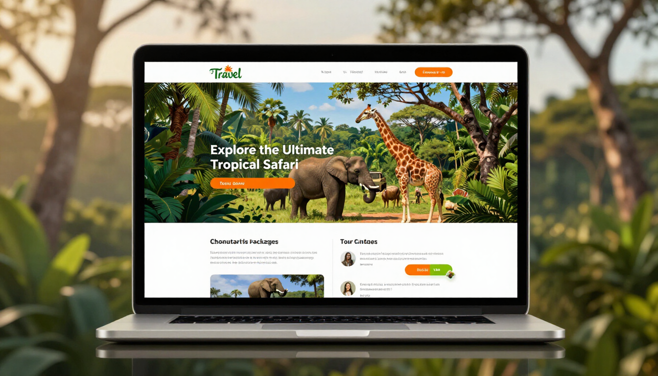 Modern Web Design Interface
