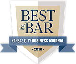 A logo for the Best of the Bar Kansas City Business Journal.