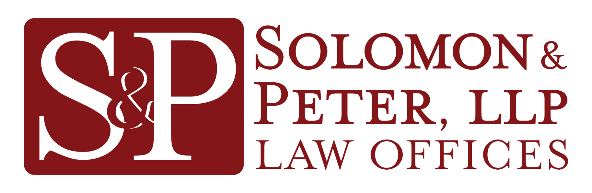 The logo for Solomon & Peter LLP Law Offices.