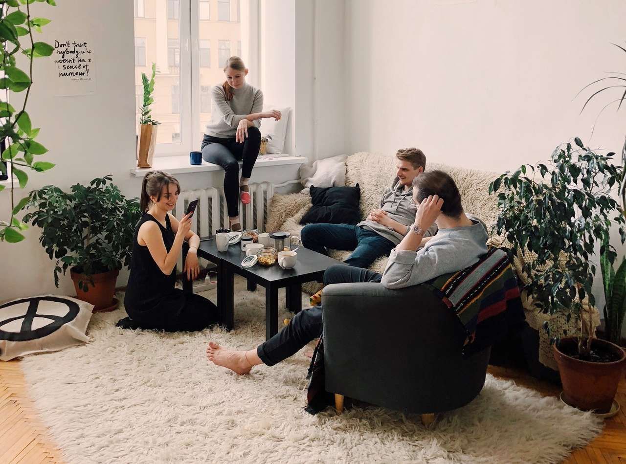 People gathering And Leaving Some Reviews