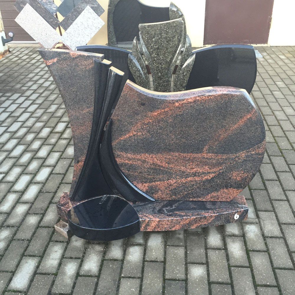 Klaipėdos Akmuo gaminamų paminklų pavyzdžiai