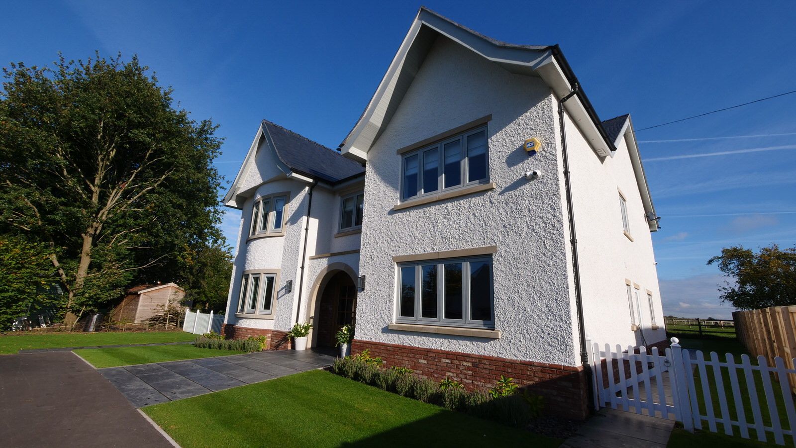 New build detached home completed by Rawlinson Construction in Cheshire