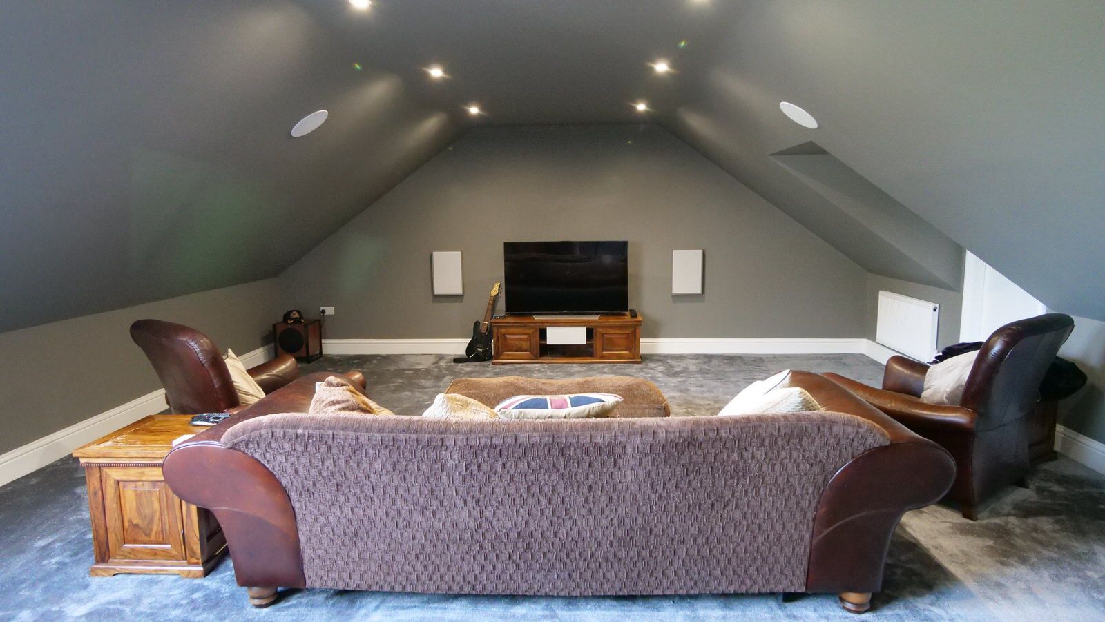 Dedicated cinema room in Cheshire new build home