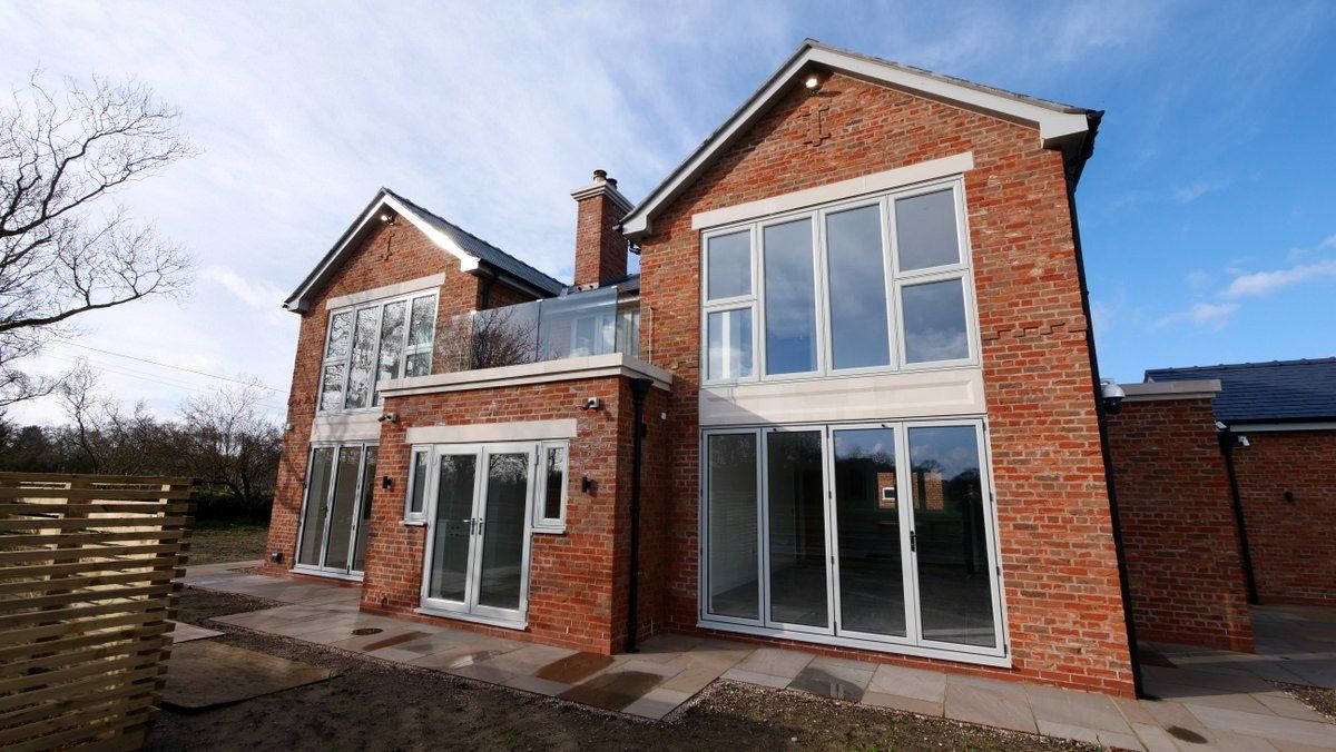 Newly built traditional farmhouse-style family home in Cheshire 