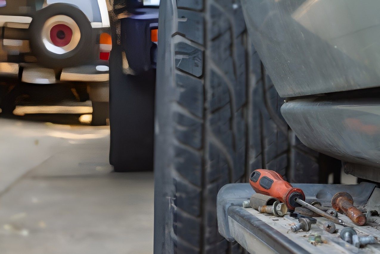 A Screwdriver Is Sitting On The Back Of A Car — Central Diesel Services In Alice Springs, NT