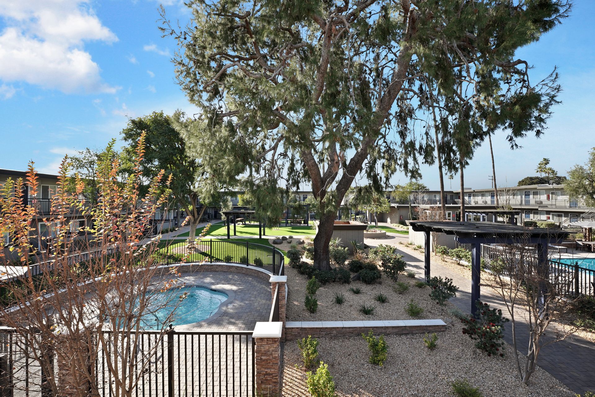 Photo gallery of Interior and Exterior shots of The Courtyards and Tierra Palms Apartments