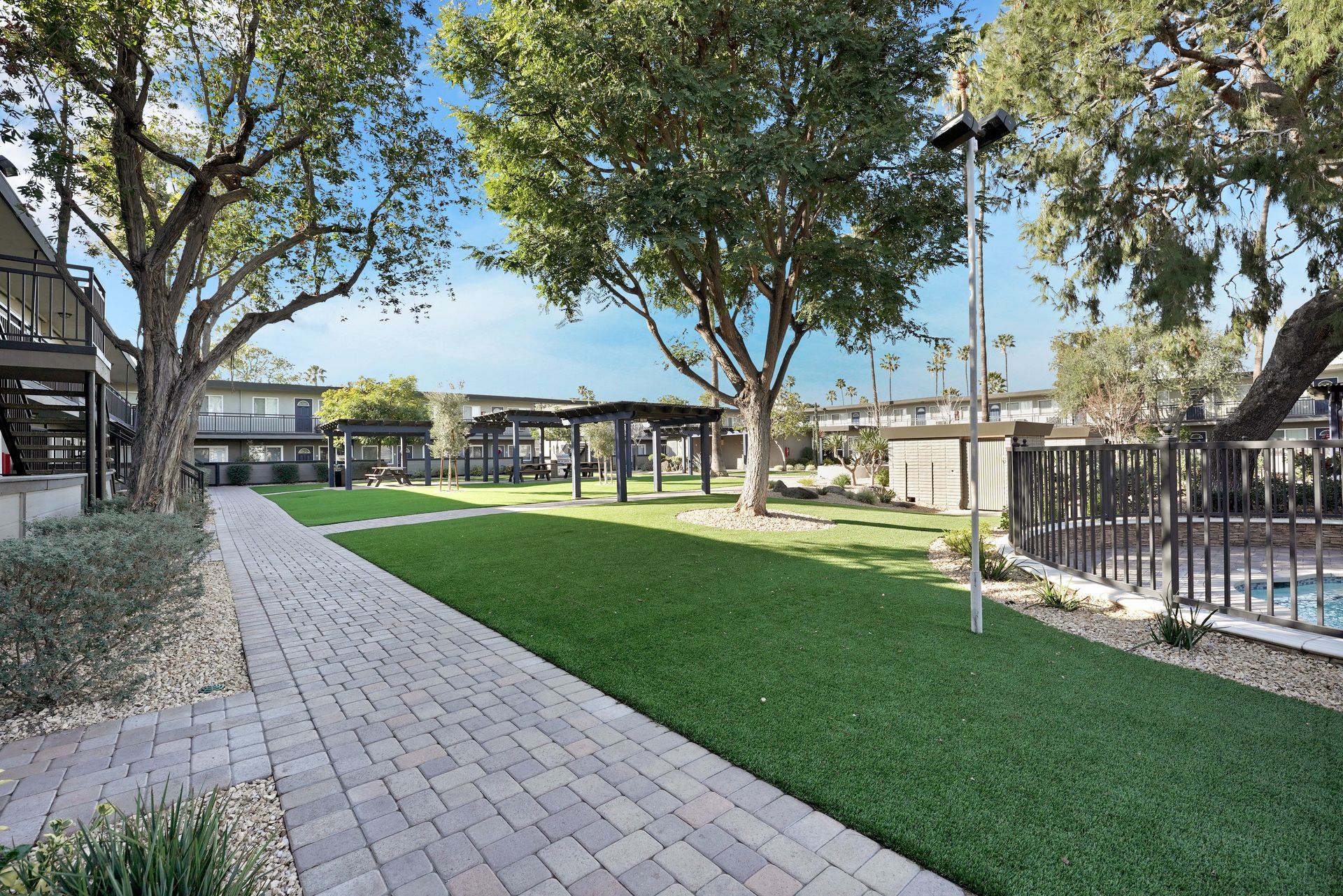 Photo gallery of Interior and Exterior shots of The Courtyards and Tierra Palms Apartments