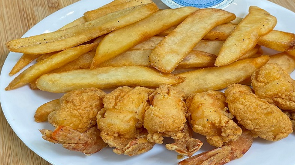 This is it Jumbo Fried Shrimp Basket