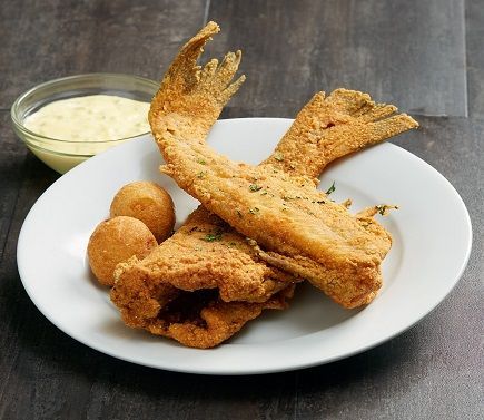 This is it! Whole fried catfish dinner