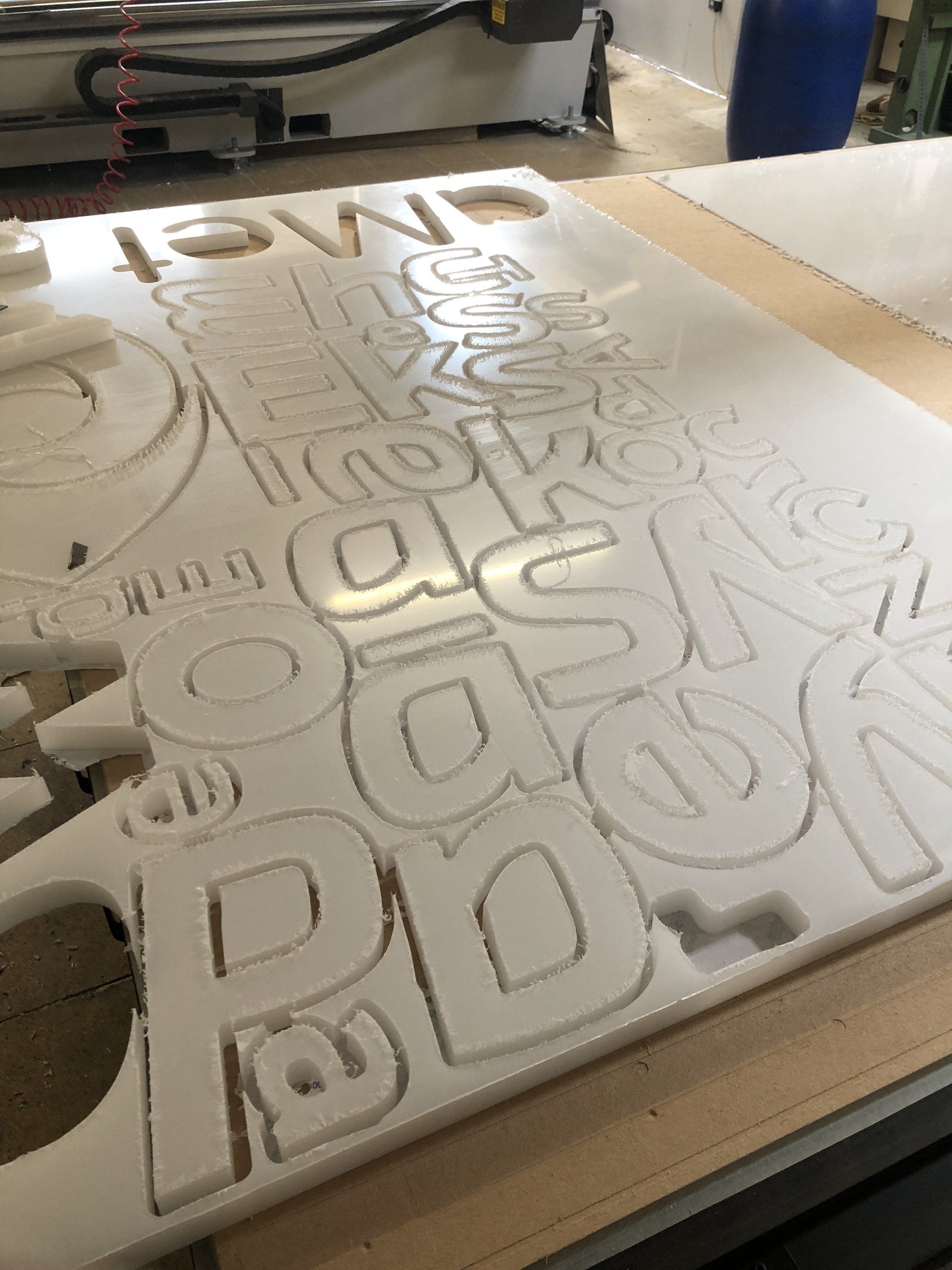 Laser cutting ATLAS PLASTICS & FABRICATIONS LTD, Leigh