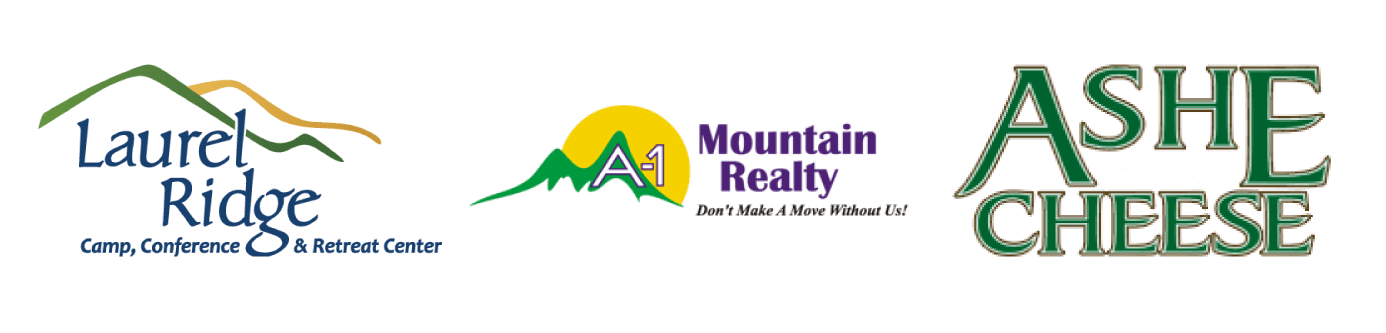 Three logos for laurel ridge mountain realty and ash cheese