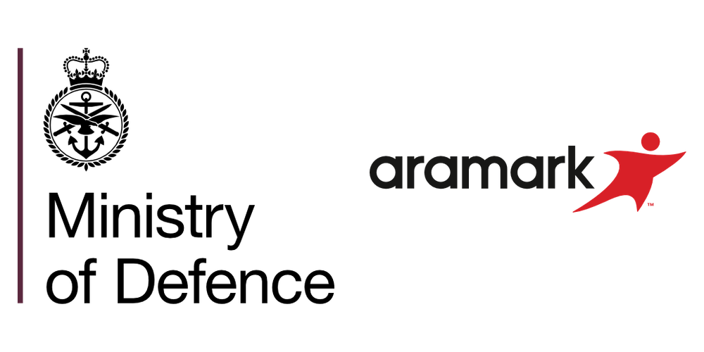 Logo of UK Ministry of Defence & Aramark