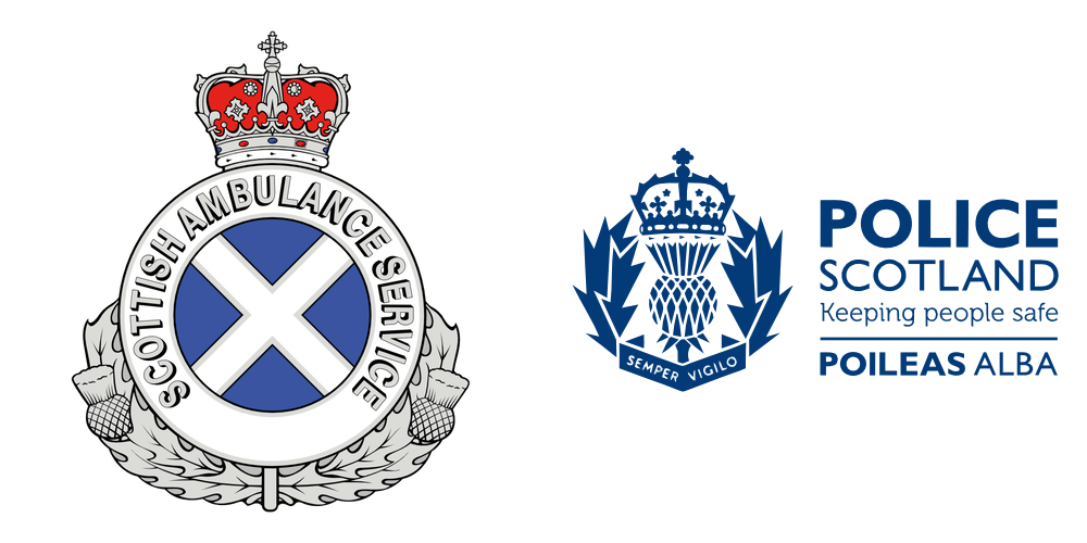 Logo of Scottish Ambulance Services & Police Scotland