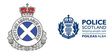 Logo of Scottish Ambulance Services & Police Scotland