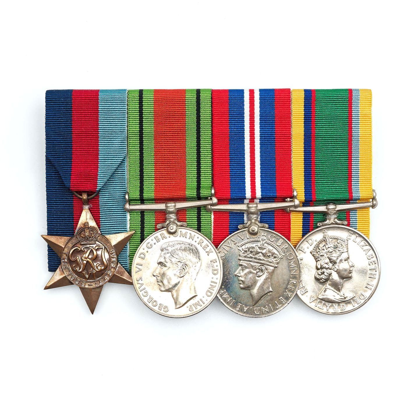 Image of mounted medals