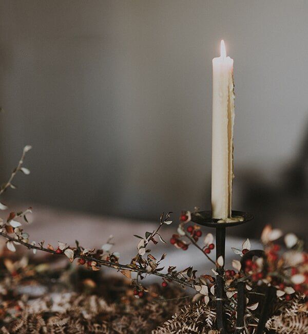 Candle And Flowers — Quality Cremation Services in Rockhampton, QLD